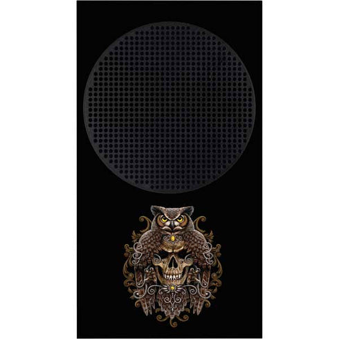Skull and Owl by Sarah Richter Xbox Series S Skins